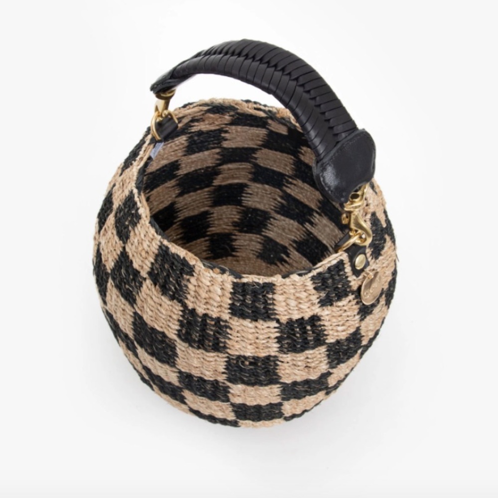 Clare V. Pot De Miel checkered bag NEW - Picture 2 of 15